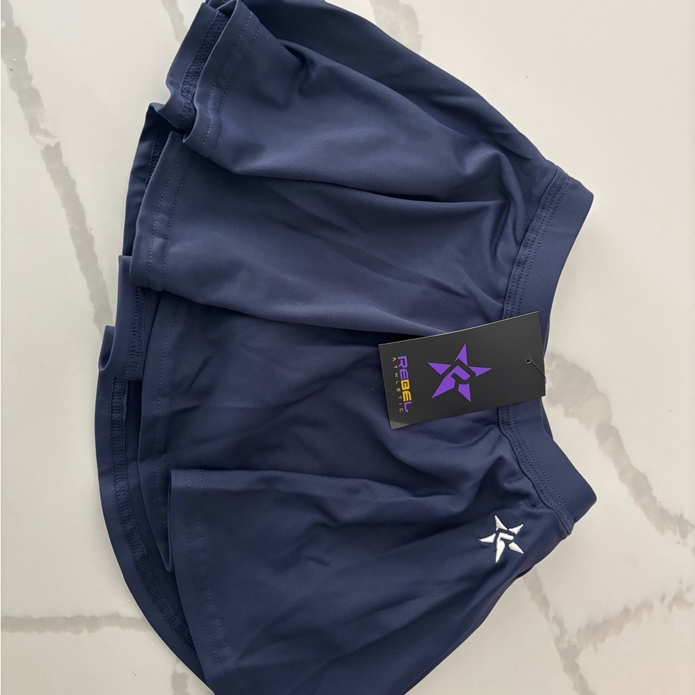 Rebel Active Navy Cheer Skort for Kids